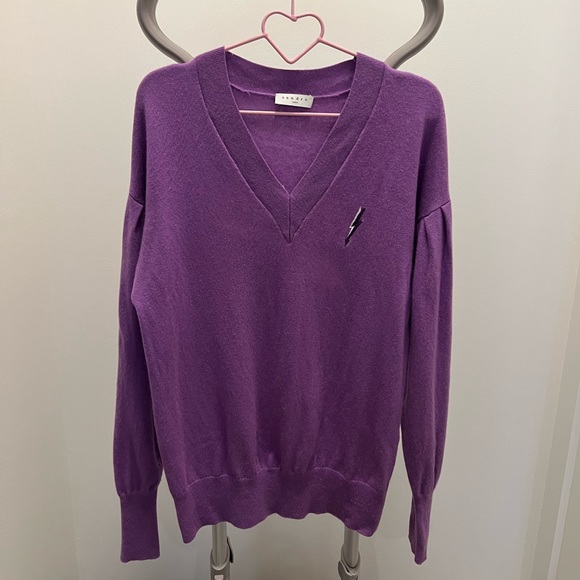 Sandro purple sweater - Picture 3 of 7